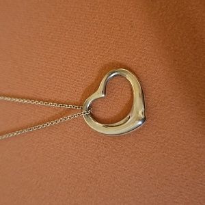 Tiffany & Co Elsa Peretti heart necklace